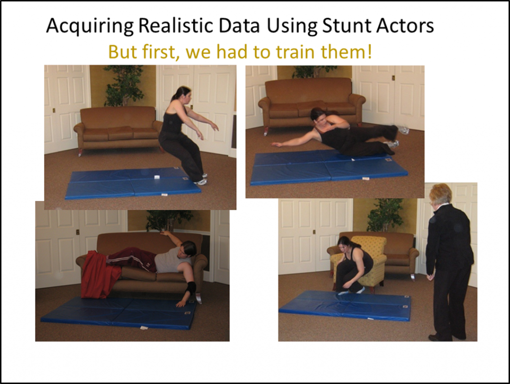 Acquiring Realistic Data using Stunt Actor